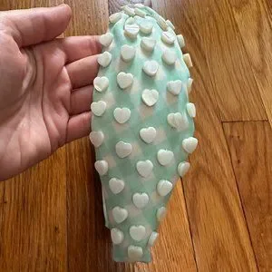 Stoney Clover Lane X Lele sadoughi Mint Green Mother of Pearl Hearts Headband Lele Sadoughi | Accessories | Stoney Clover Lane X Lele  main image 2